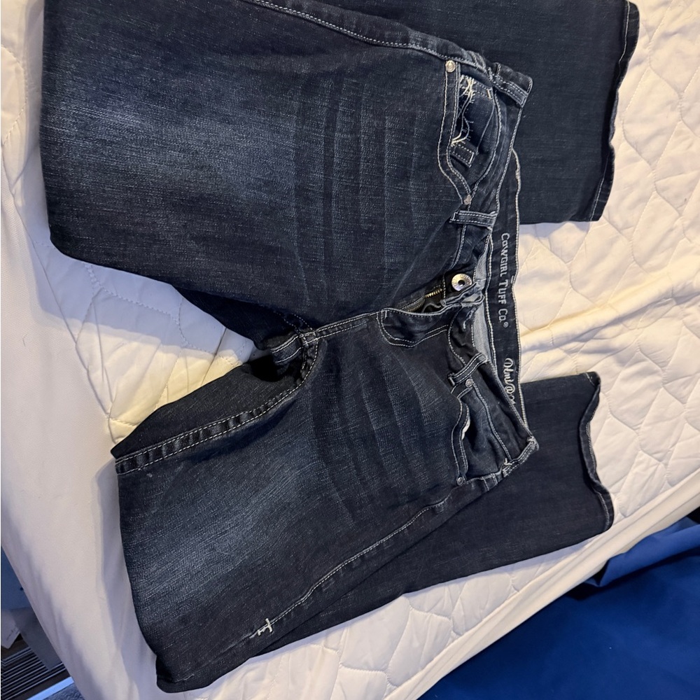 Cowgirl Tuff Women's Dark Blue Jeans